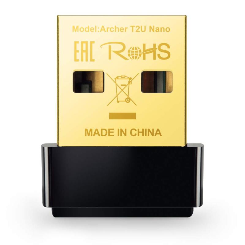 TP-Link WiFi 無線LAN 子機 AC600 433Mbps + 200Mbps Windows/Mac OS 対応 ナノ設計 デュアルバンド 3年 Archer T2U Nano
