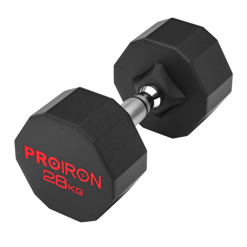 PROIRON 鋼 ダンベル だんべる 28kg 1個 鉄アレイ ダンベル 哑铃 dumbelll set 家庭用および商業用に適..