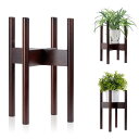 フラワースタンド 花台 竹製品 鉢スタンド プランタースタンド 植木鉢 植木鉢台 幅22-31cmまで調整可能 植木台(3)