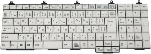 (修理交換用) 日本語キーボードテンキー付き 白適用するFujitsu 富士通 LIFEBOOK A576 A572/E A572/F A574/HX A574/KX A574/MX A574/H A573/G 等用 MP-10J60J03D853W C (修理交換用) 日本語キーボードテンキー付き 白適用するFujitsu 富士通 LIFEBOOK A576 A572/E A572/F A574/HX A574/KX A574/MX A574/H A573/G 等用 MP-10J60J03D853W C