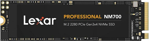 Lexar Professional NM700 NVMe M.2 SSD Lexar Professional NM700 NVMe M.2 SSD