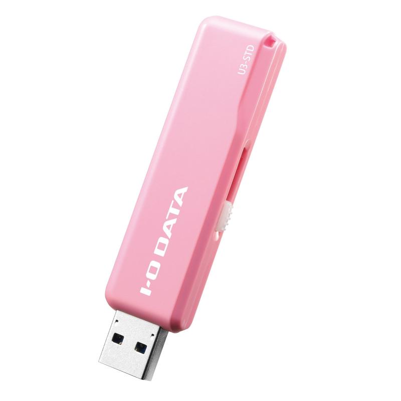 I-O DATA USB 3.0/2.0対応 スタンダードUSBメモリー「U3-STDシリーズ」 ピンク 64GB U3-STD64G/P