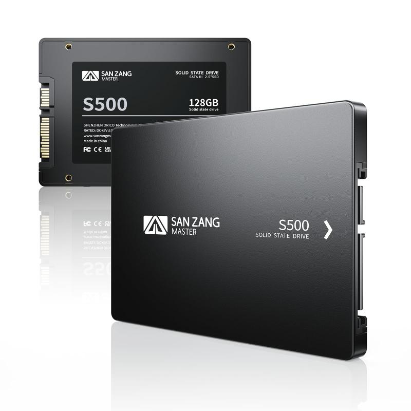 SAN ZANG MASTER SSD 128GB SATA3.0 2.5 SSD 3D NAND ¢ssd ɹ 500MB/...