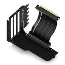 EZDIY-FAB シールド シリーズ 新しい 垂直 PCIe4.0 GPUブラケット 垂直グラフィックカードホルダー PCIe 4.0 X16 Gen4 フルオープン PCIe スロットにのみ互換性あり ライザーケーブル付き 90度直角11.5cm/4(2)