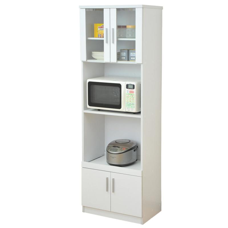 山善(YAMAZEN) 食器棚ガラスキャビネット(幅60高さ45) ナチュラル hiro-shop01-10123558 ヒロショップ サンプル画像2