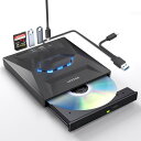 Unitek 外付けCD DVDドライブ、USB CポータブルCD/D...(3)