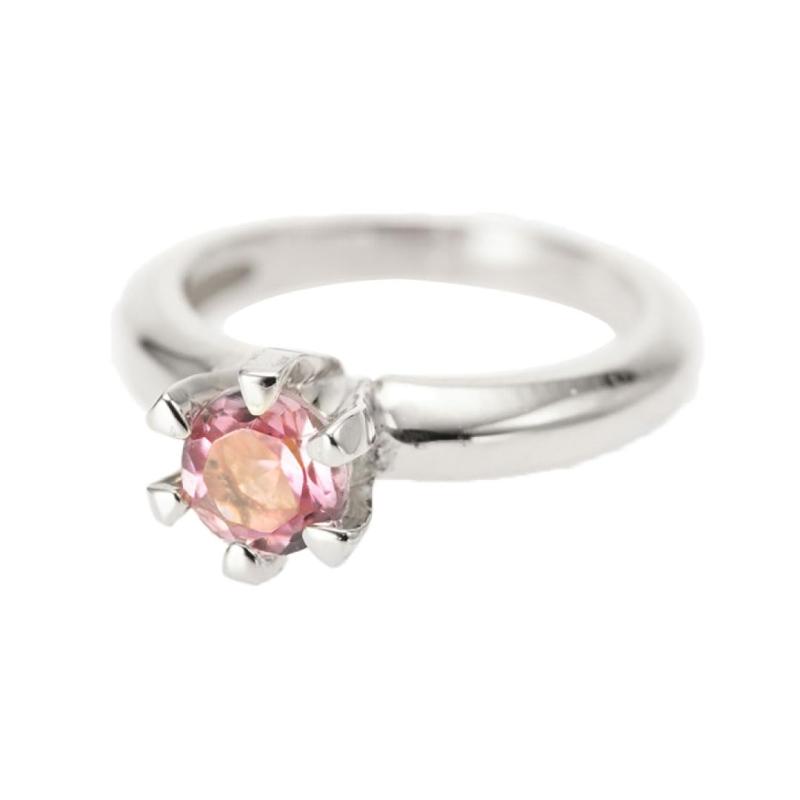 [PePe] 誕生石ベビーリング K10ホワイトゴールド