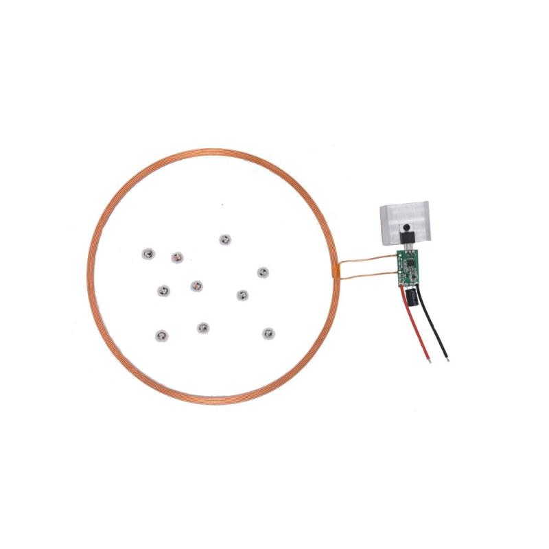 Taidacent 24V 200mm1対多の長距離ワイヤレス誘導コイルワイヤレスLED誘導ワイヤレス充電モジュールワイヤレス電源