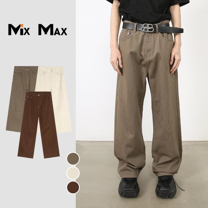 Rakuten - 超ワイド シルエット デニム ワイドパンツ メンズ ジーンズ 無地 デニム ストレートパンツ ワイドデニムパンツ ルーズシルエット 大きいサイズ ジーンズ メンズ ジーパン バギーパンツ ゆったり カジュアル シンプル 春 秋 カッコイイ おしゃれ