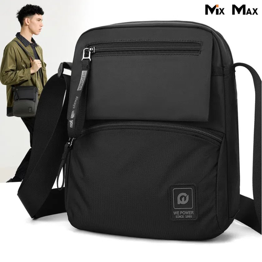 WE POWER ショルダーバッグ メンズ 斜めがけバッグ メッセンジャーバッグ 型崩れしない 斜めがけ 肩掛け 超軽量 大容量 多機能 撥水 おしゃれ かっこいい 丈夫 頑丈 耐久性 軽い カバン カジュアル おしゃれ お出かけ 通勤 通学 男女兼用 おすすめ