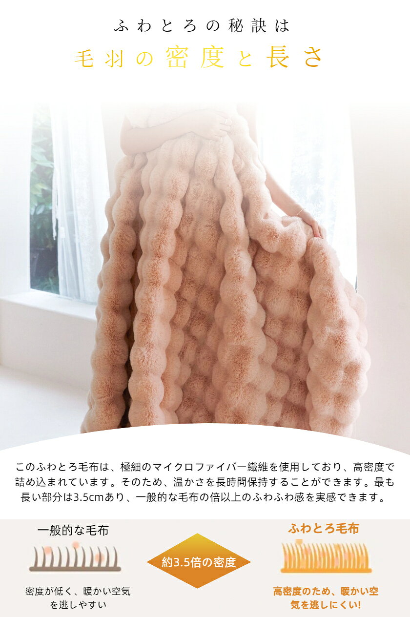 毛布 もこもこ毛布 ふわとろ毛布 ブランケット モコモコ とろとろ ふわふわ ミニ ハーフシングルセミダブル ダブルクイーン ふわもこ ひざ掛けおしゃれ 暖かい 厚手 軽量 洗濯可 秋冬 冷房対策 旅行 ギフト 全5色 hiroba888-10046315 mixmax サンプル画像3