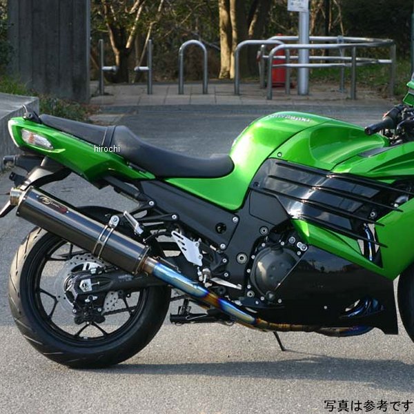 ノジマエンジニアリング フルエキゾースト HEATチタン ツイン 4-1-2SC 12年-15年 ZX-14R ブルーグラデーション NTX643GTHW-CLK HD店
