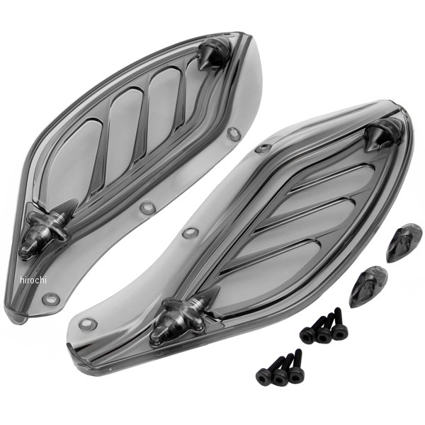 【USA在庫あり】 クリアキン Kuryakyn ドラゴン デフレクター 99年-13年 ダークスモーク (左右ペア) ku..