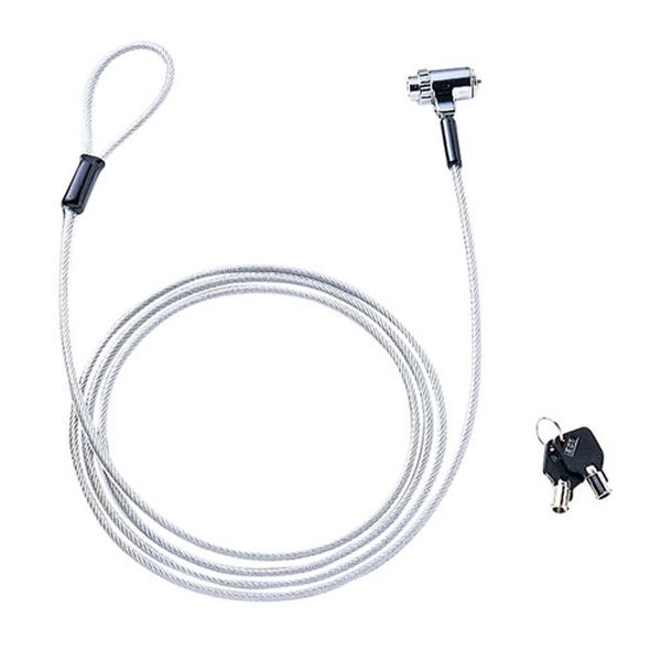 【メーカー在庫あり】 エスコ ESCO φ5.0mmx2.0m パソコンセキュリティワイヤー 000012346130 HD店