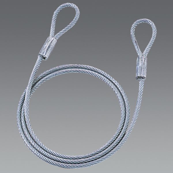 【メーカー在庫あり】 エスコ ESCO φ6.0mmx1.5m セキュリティワイヤー(ビニールコート) 000012347190 HD店