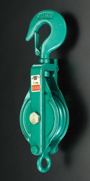 【メーカー在庫あり】 エスコ ESCO 175mm 強力型滑車(1車) 000012346325 HD店