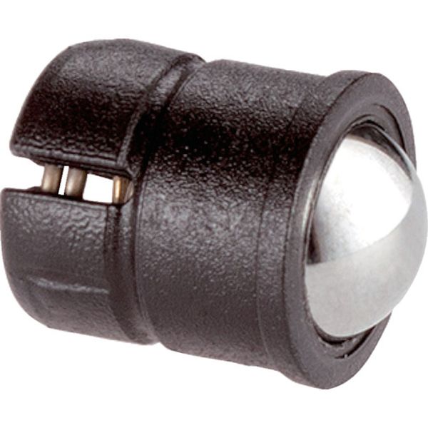 【メーカー在庫あり】 22080.0704 スプリングプランジャ 平滑タイプ カラー付 樹脂ステンレス鋼 22080-..