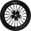 【USA在庫あり】 COASTAL MOTO ホイール フロント ATLANTIC W/TIRE ABS (TPMS) ブラック CUT 21" 0335-0021 HD店