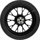 【USA在庫あり】 COASTAL MOTO ホイール リア MARLIN W/TIRE ABS (TPMS) SOLID ブラック CUT 18" 0336-0019 HD店