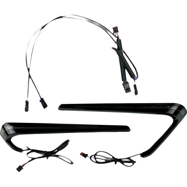 【USA在庫あり】 カスタム ダイナミクス Custom Dynamics LIGHTS サドルバッグ LED SMOKED LENS 2040-3198 HD店