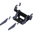 【USA在庫あり】 Kfi Products PLOW MOUNT ポラリス GLACIER アダプター TALL 4501-1248 HD店