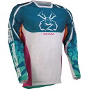 【USA在庫あり】 MOOSE OFFROAD Sahara ジャージ ティール/オレンジ/ピンク 3XL 2910-8344 HD店