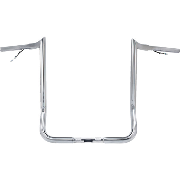 【USA在庫あり】 ポールヤフィー Paul Yaffe Pre-Wired モンキーハンドルバー 14インチ クローム 0601-6511 HD店