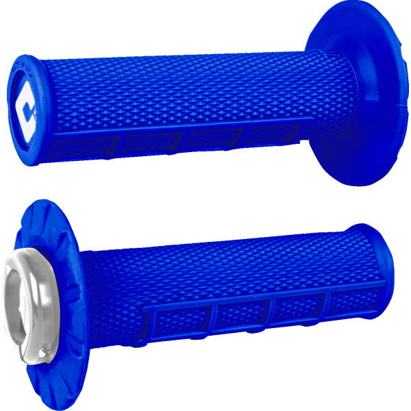 【USA在庫あり】 オーディーアイ ODI グリップ 1/2 WAFFLE V2.1 LOCK ON ATV BRIGHT ブルー/SIL 0630-3..