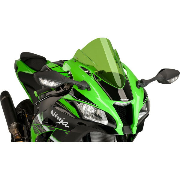 【USA在庫あり】 プーチ Puig ウィンドスクリーン RACE ZX-10RR グリーン 2301-2657 HD店