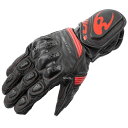 【メーカー在庫あり】 GK-266 コミネ KOMINE 2025年春夏モデル レーシンググローブ 黒/赤 Mサイズ 06-266 HD店