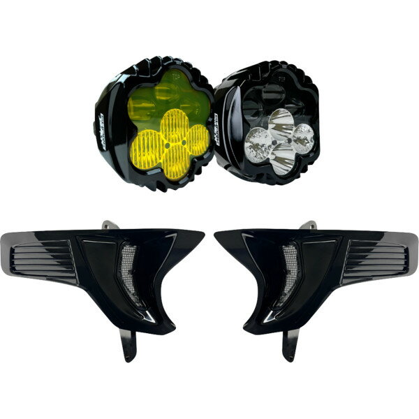 【USA在庫あり】 カスタム ダイナミクス Custom Dynamics HEADLIGHT & FOG LIGHT SHARK DEMON 2 COMBO W/ SPEED PLATES 2001-3046 HD店