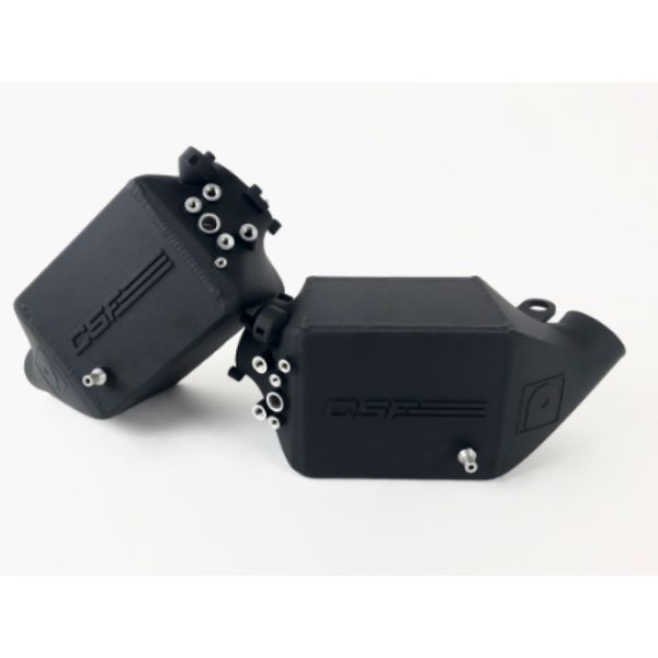 【USA在庫あり】 CSF 12-16 BMW M5 (F10) / 12-18 BMW M6 (F06/F12/F13) Twin Charge-Air-Cooler Set - Crinkle Black csf8109 HD店