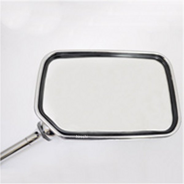 アルキャンハンズ ALCAN hands LCミラー タイプ4 角型 正ネジ10mm メッキ 左右2本セット LCM004 HD店