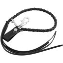 8842 カドヤ KADOYA レザーウォレット ストラップB 黒 NO8842-0BK HD店
