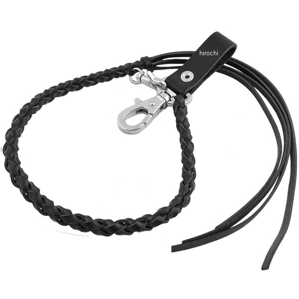 8842 カドヤ KADOYA レザーウォレット ストラップB 黒 NO8842-0BK HD店