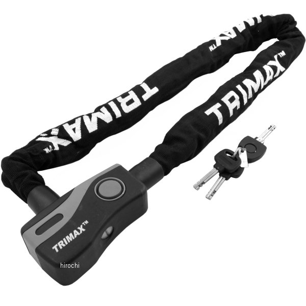 【USA在庫あり】 トライマックス TRIMAX チェーンロック アラーム付き 10mm x 90cm 4010-0186 HD店
