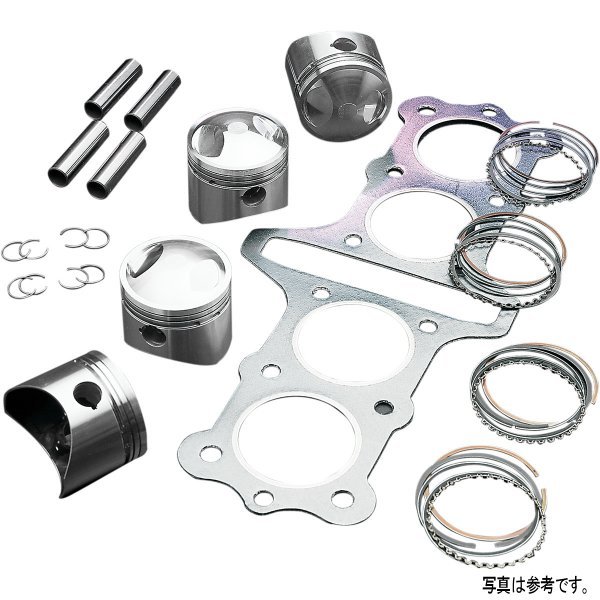 【USA在庫あり】 ワイセコ Wiseco ピストンキット 1075cc 81年-83年 KZ1000 +2.5mm 0903-0161 HD店