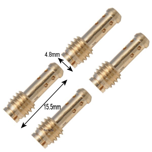 パイロットジェット(スロージェット)全幅(直径)4.8mm x 全長15.5mmVM22/210-50 (4個入り)EBC22/210-50楽天 HD店