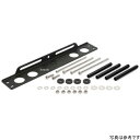 アクティブ ACTIVE ラウンドオイルクーラーステーセット 補修用パーツ 11インチ16段 10年以前 XJR1300、XJR1200 黒 14053039B...