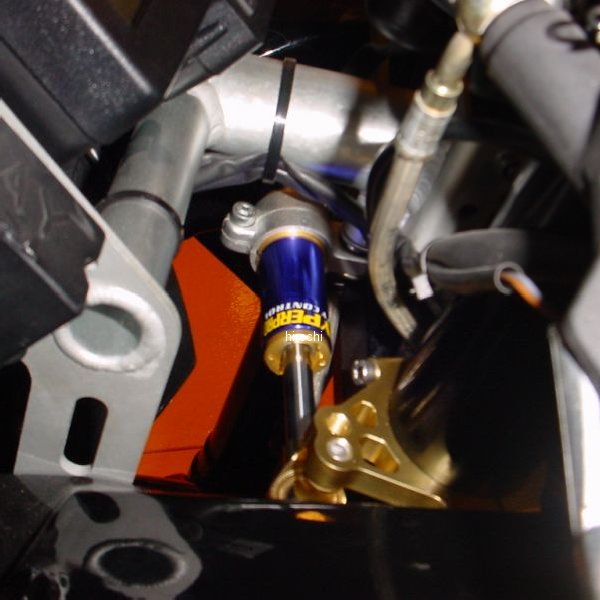 ハイパープロ HYPERPRO ステアリングダンパーステー 75mm 98年-00年 アプリリア RSV ミレ 22119003 HD店