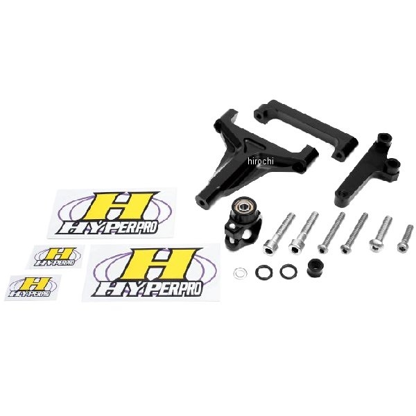 ハイパープロ HYPERPRO CNCステアリングダンパーステー 75mm/TYPE-3 03年-12年 Z1000、Z750 黒 22117035B HD店