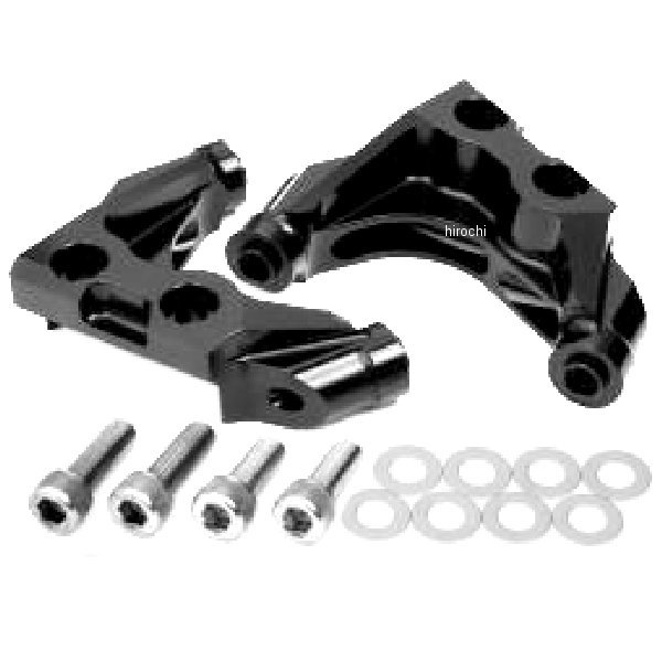ハイパープロ HYPERPRO AH1 フロントフォーク用 ラジアルキャリパーサポート BREMBO 108mm対応 01年以降 CB1300、ZRX1200 黒 1470079B HD店
