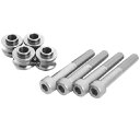 ハイパープロ HYPERPRO オフセットカラー 5mm & クロモリキャップボルト M10XP1.25 70mm 各4個 シルバー 1470081S HD店