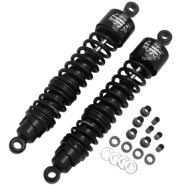 【USA在庫あり】 プログレッシブ PROGRESSIVE リアサスペンション 15インチ 88年-03年 XL 黒 pgr413-40..