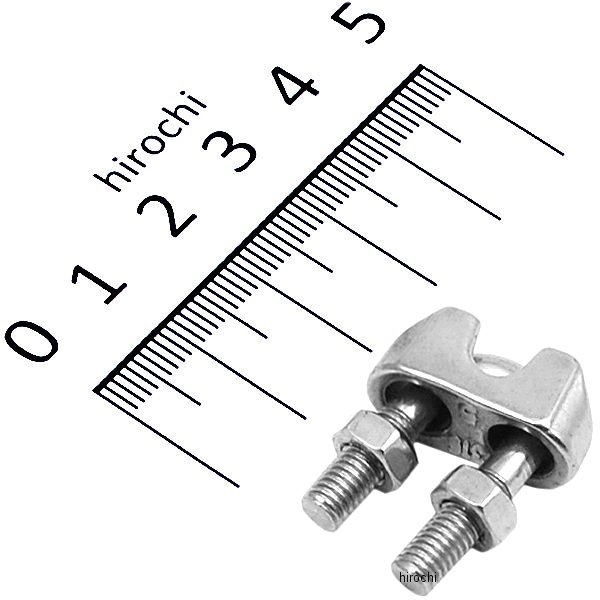 【メーカー在庫あり】 エスコ ESCO 5mm ワイヤーロープクリップ(ステンレス製) 000...