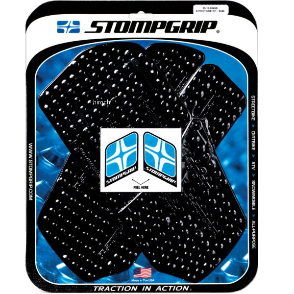ストンプグリップ STOMPGRIP タンク グリップ ボルケーノ 10年-15年 1400GTR、コンコース14 黒 55-10-0046B HD店