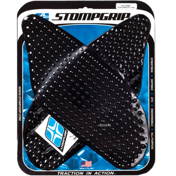【メーカー在庫あり】 ストンプグリップ STOMPGRIP タンク グリップ ボルケーノ 04年-05年 GSX-R600 黒 55-10-0048B HD店