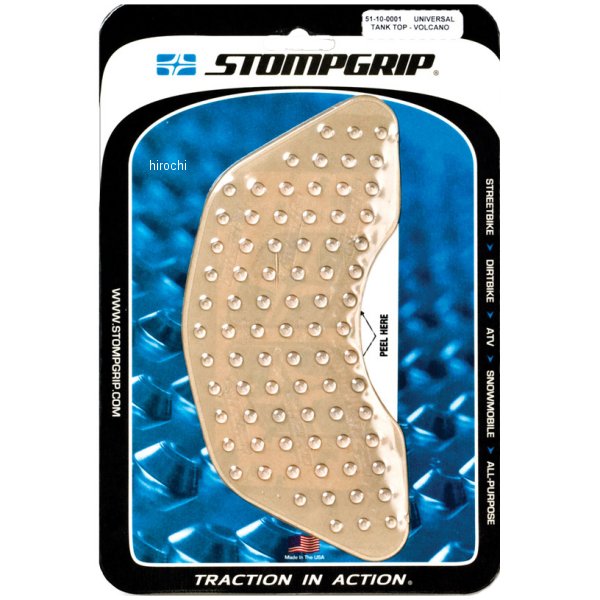 ストンプグリップ STOMPGRIP タンクトップ ボルケーノ 汎用 クリア 51-00-1001C HD店