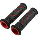 ドミノ domino グリップ ストリートタイプ 126mm 黒/レッド 左右セット A25041C4240 HD店