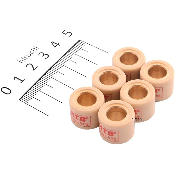 【メーカー在庫あり】 WH16-8.5 NTB ウエイトローラー 91年-07年 ライブディオ、スーパーディオ、ジャイロ 16φ×13 8.5g 1セット6個入り WH16-8.5 HD店